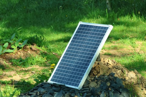Panneau solaire pour l'alimentation de l'aérateur