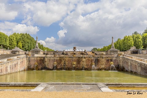 Bassin et fontaines "La voie" Parc du Château du Champ de Bataille - 2021 - Photo Ivan Le Roux